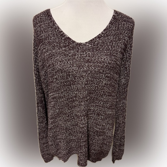 Lace up back sweater - Picture 1 of 3